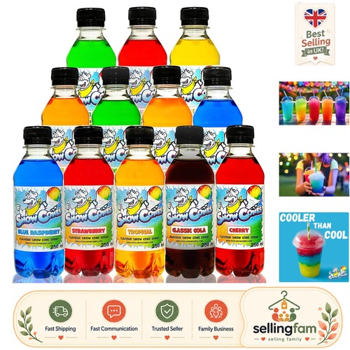 250ml snow cone - snow, syrup