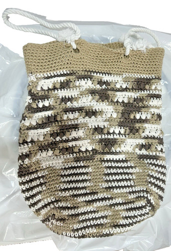 Boho crochet knit - boho, tote