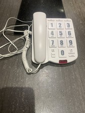 Landline Telephone Elderly Large Big Button Loud Volume Classic Simple Easy Use