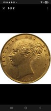 Victorian Full Gold Sovereign 1862 Shield Back 