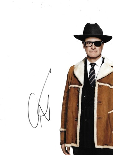 Colin firth signed - signed, kingsman