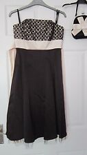 Redherring Black Evening cocktail wedding Dress, Rockabilly size 8, +bag RRP £80