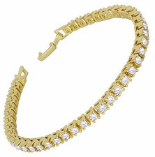 Mens Womens 1 Row Iced CZ