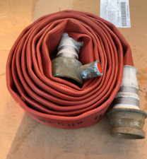 Angus Duraline Bronze End Heavy Duty Lay Flat Fire Hose 51mm x 6m. Ex Royal Navy