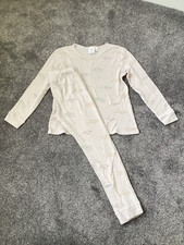 Boys Zara  Cream Skinny Fit pjs 9-10 Years VGC