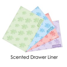 Scented Draw Liners 4 Pack Ocean Breeze, Jasmine, Wild Rose, Lavender 43x58cm