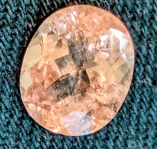 Peach morganite - ct,