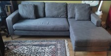 Dwell Oslo - Corner Sofa Suite Fabric Seat L Shape Grey