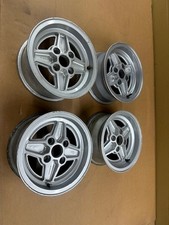 Ford Capri mk3 Laser Alloy Wheels, 4-Spoke, 13" x 6", RS Style Alloys, set of 4.