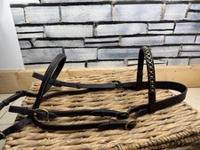 S/H In-hand Show Bridle with Chain Link Brow - Full