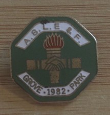 ASLEF Badge Grove Park  Railway Badge  