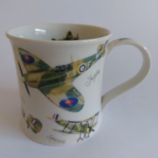 Dunoon Fine Stoneware Mug Classics Collection Planes By Richard Partis NEW
