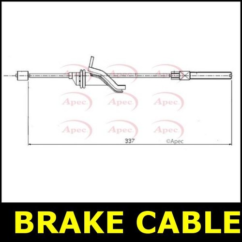 Handbrake cable parking front - handbrake,