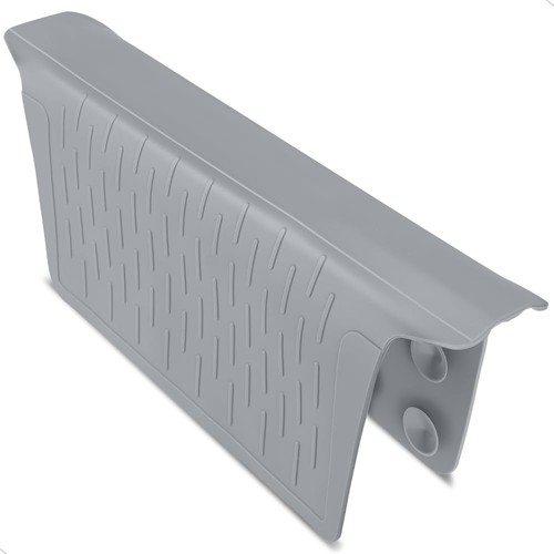 Grey kitchen sink mat - kitchen, mat,