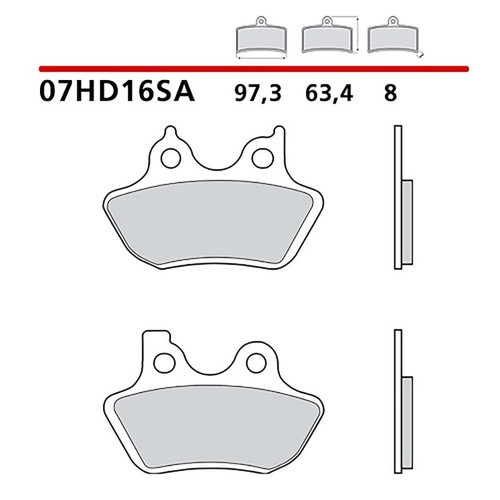 Brembo front brake - pad, kit