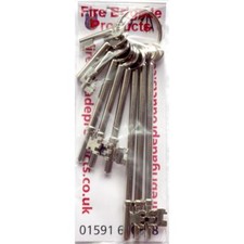 Fire Brigade Products Set of 9 FB KEYS - Comprises one of each FBWK-FB11K-FB1...