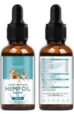 The PawStore 100% Natural Organic Hemp Oil for Pet Dogs and Cats Anxiety
