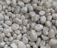 500g Pearlescent Ivory Pebbles Stones Vase Filler Plant Pot Topping Home Decor
