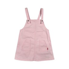 Levi's Pink Canvas Dungaree Dress 18M Bib Overalls Pinafore