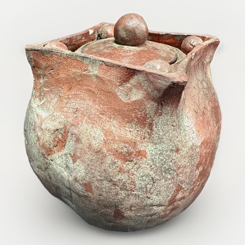 Vintage signed lidded pottery - vintage,
