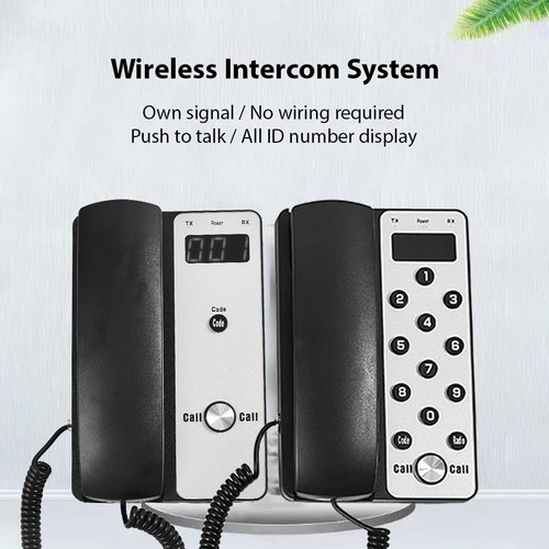 Wireless intercom phone - 　wireless,