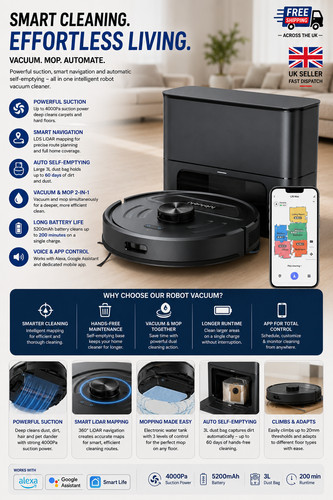 Lubluelu sl60 max robot vacuum - robot,
