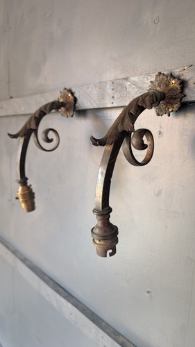 Antique wrought brass - 2x,