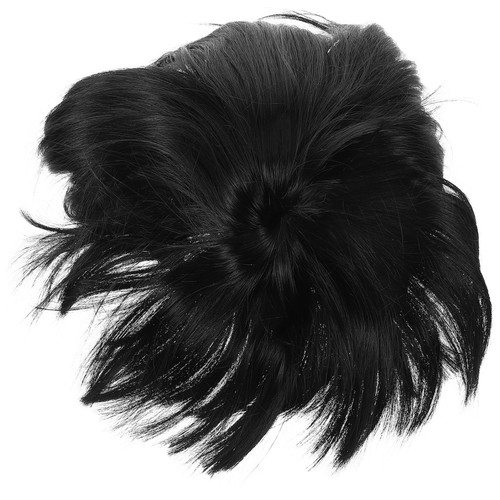 Fashionable short black wig - fashionable,