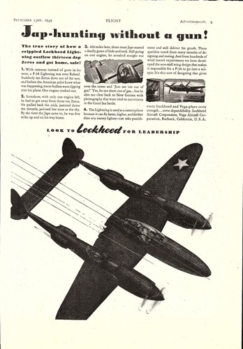 1943 lockheed lightning - lockheed,