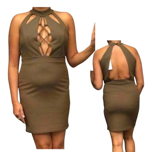 Women olive green halter - women,
