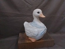 Large Vintage Mother Goose Cookie Jar Ceramic 1980s Biscuit Barrel Sweets Jar 