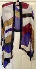 Avon Large Scarf, Wrap, Shawl, Multicoloured, Soft 50x185 cm