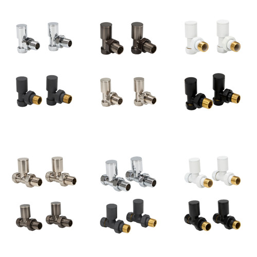 Radiator valves pair 15mm - valves,