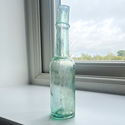 Antique aqua green glass - green,