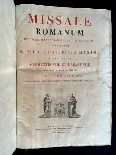 Ancient missal missale - ancient,
