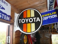 Enamel sign toyota dealer - sign,toyota,