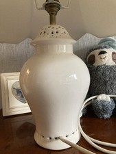 Laura Ashley ceramic lampstand with love heart design