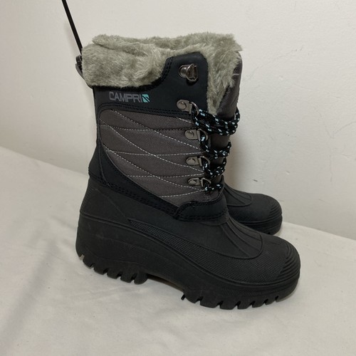 Campri ladies snow boots faux - campri,