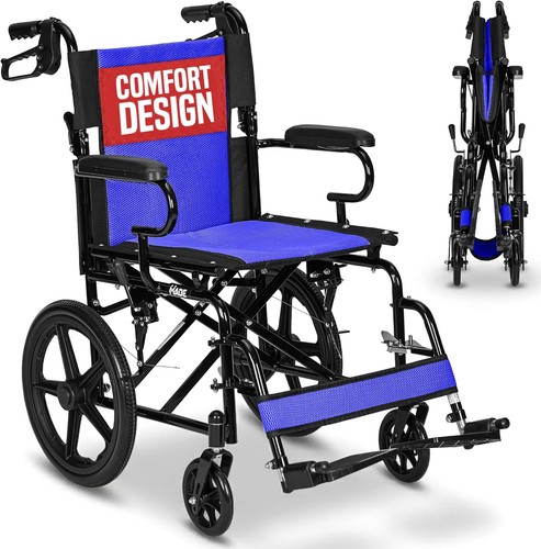 Lightweight folding wheelchair - folding,