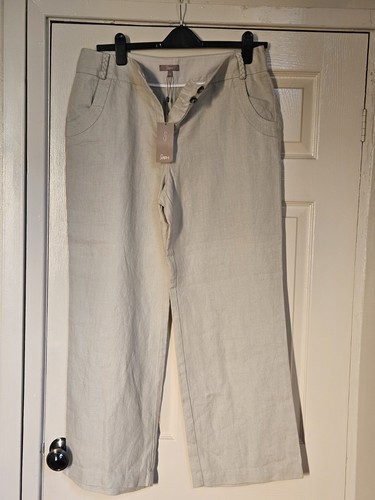 Ladies 100 linen trousers - 100%,