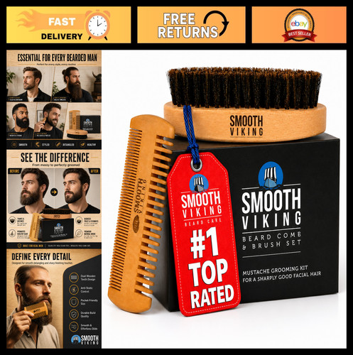 Beard brush comb - brush,
