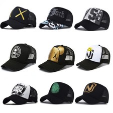 Unisex Mens Mesh Baseball Cap Hip Hop Sun Snapback Summer Trucker Caps Dad Hats