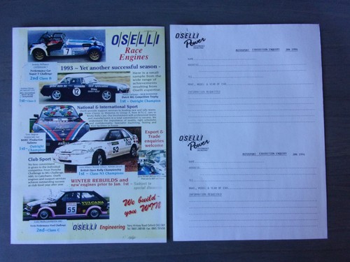 Oselli engineering 1993 - oselli, 1994