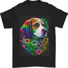 A Cool Basset Hound Dog Mens T-Shirt 100% Cotton