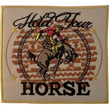 Rodeo Cowboy Patch Iron Sew On