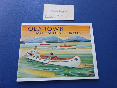 1932 old town canoes and - old,