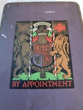 Collectible Sample Biscuit Tin Crawfords Samples By Appointment Hinged Purple