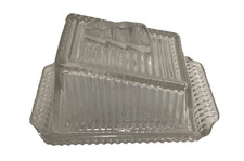 Vintage Art Deco Glass Lidded