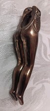 Vintage Heavy Brass Female Legs Nutcracker Well Modelled Fun Collectible Item