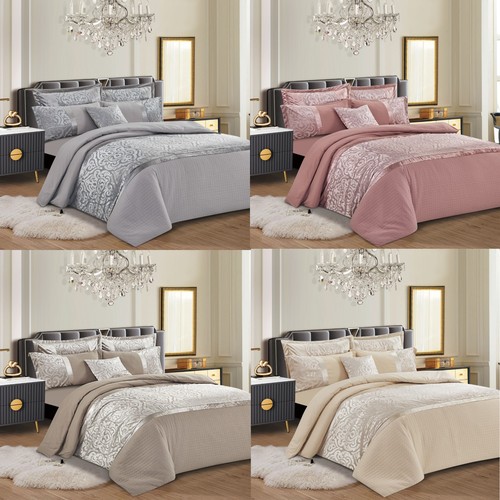 Jacquard duvet cover - jacquard,